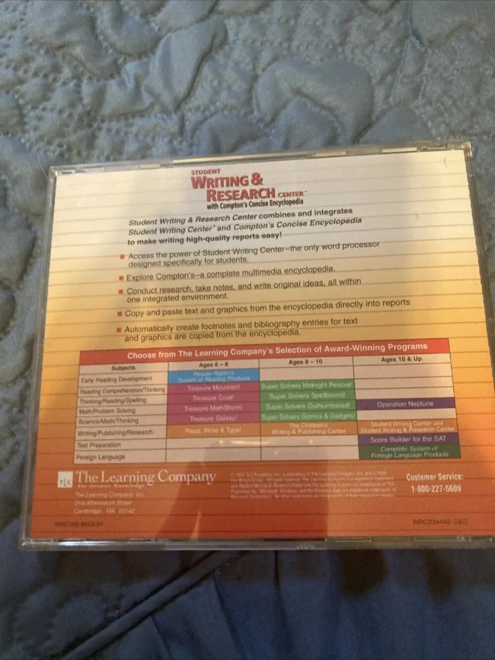 Student Writing & Research Center With Compton's Concise Encyclopedia (PC, 1995)